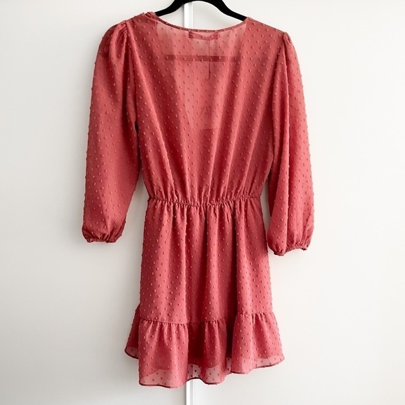 ZARA Swiss Dot Wrap Dress - Picture 10 of 12